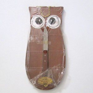 Houston Foods Owl Hanging Board With Knife Mid Century New Old Stock R 410